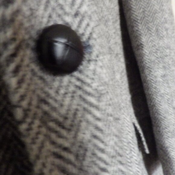 Gray Harris Tweed Sportscoat/ Pure Scottish Wool/ Size 46 Chest - Picture 3 of 7